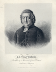 32245 Portret van O.C. Wolterbeek, geboren 25 mei 1761, hervormd predikant te Utrecht (1798-1836), overleden 21 ...